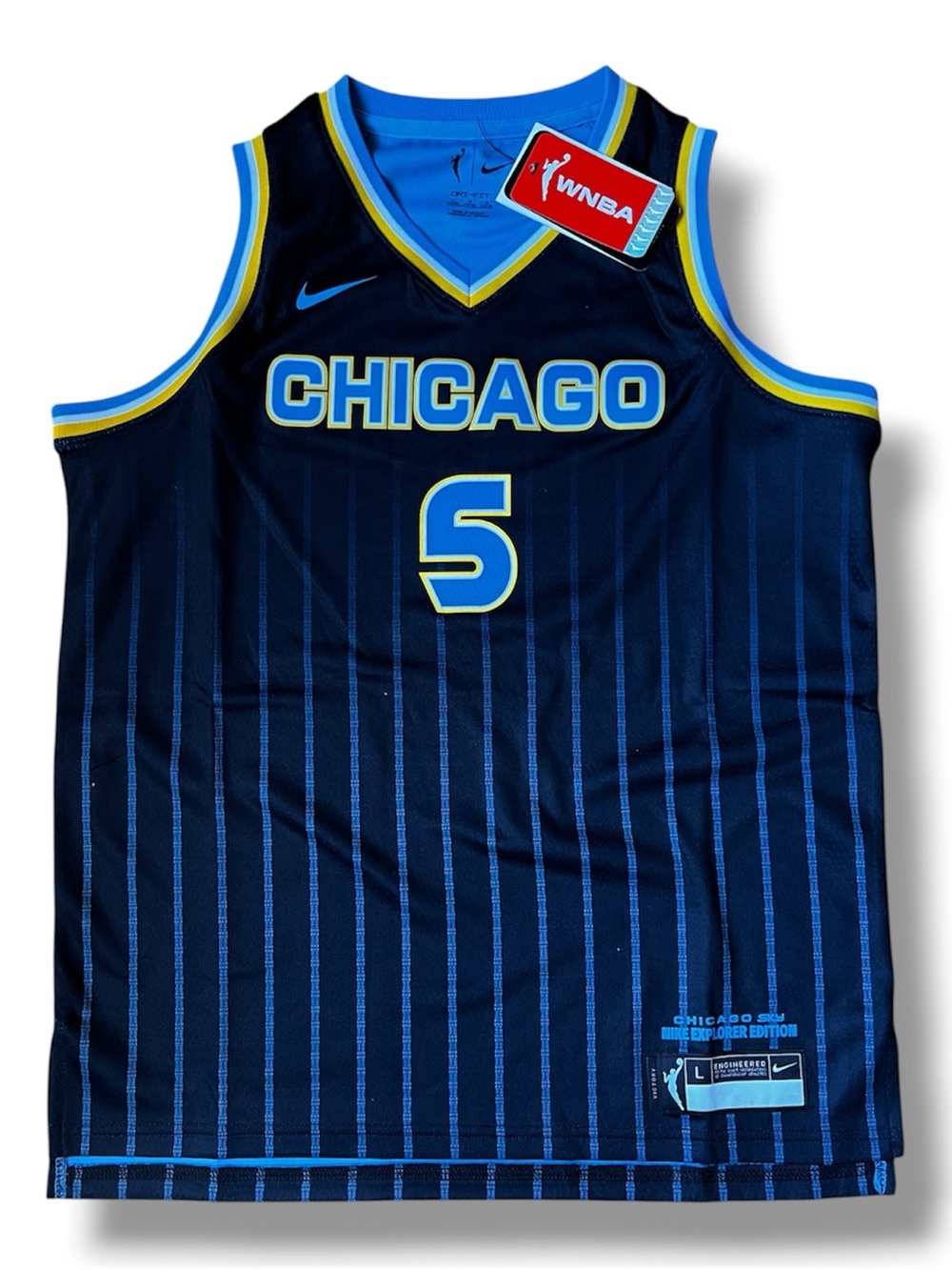 NWT WNBA Angel Reese Chicago Sky Jersey Youth Large